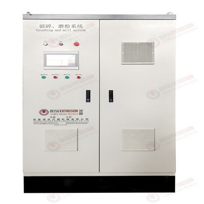 Plastic Waste Pvc Wpc Flooring Foam Board Sheet Door Profile Crushing Pulverizing Machine