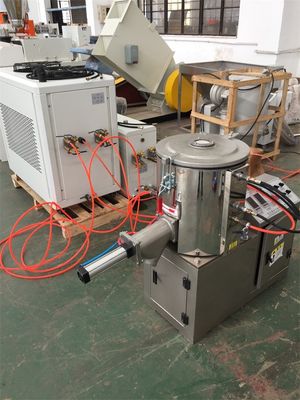 SHR-25L PVC Powder Mixer Machine , High Speed Mixer For Plastic 50kg/h Capacity
